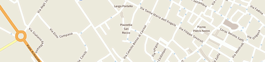Mappa della impresa bar sole e luna a FAENZA