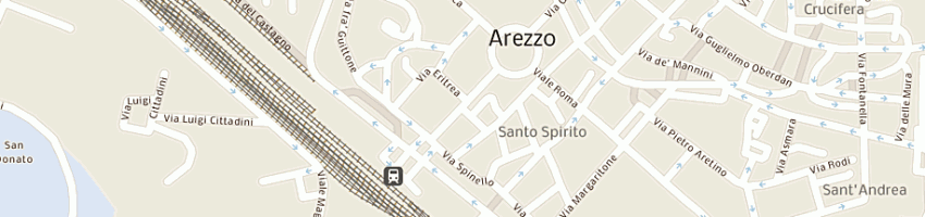 Mappa della impresa ralli snc di ralli barbara e c a AREZZO
