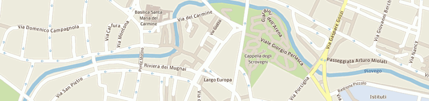 Mappa della impresa pagnan commerciale srl a PADOVA