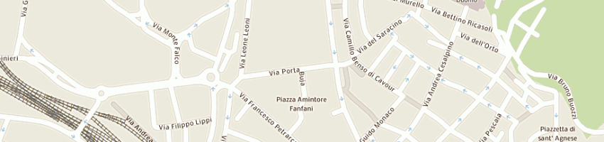 Mappa della impresa autoelettrica s n c di verbeni claudio e c a AREZZO