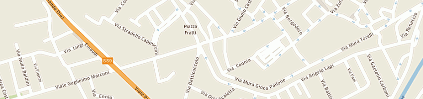 Mappa della impresa minghetti assicurazioni di minghetti gp minghetti e c sas a FAENZA