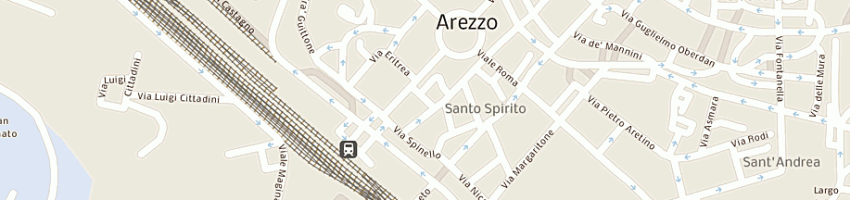 Mappa della impresa galgani srl a AREZZO
