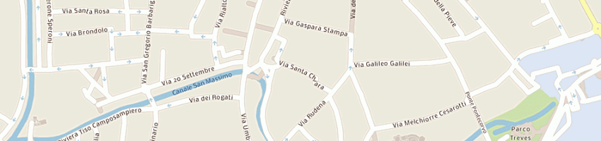 Mappa della impresa taglia e cuci snc di giovanna rizzo e c a PADOVA