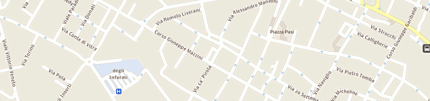 Mappa della impresa visani renzo a FAENZA
