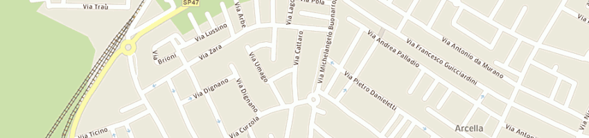 Mappa della impresa chiorboli vito a PADOVA