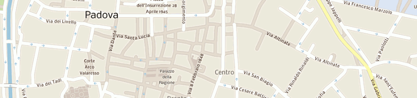 Mappa della impresa caffe' cavour a PADOVA