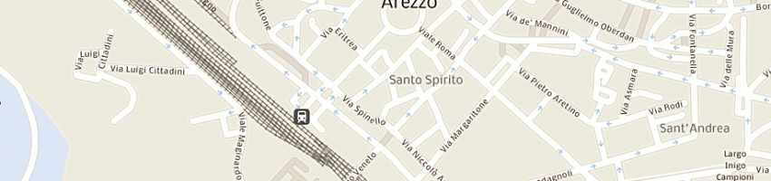 Mappa della impresa ricci paolo a AREZZO