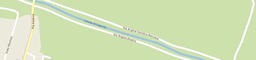 Mappa della impresa righetto roberto a CARTURA