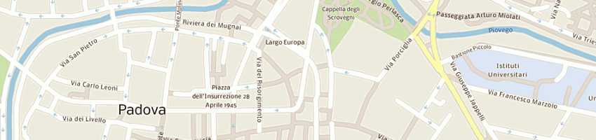 Mappa della impresa compagnin assicurazioni srl a PADOVA