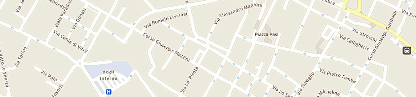 Mappa della impresa bandini manuela a FAENZA