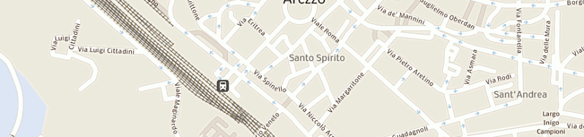 Mappa della impresa istituto fisioterapico aretino a AREZZO