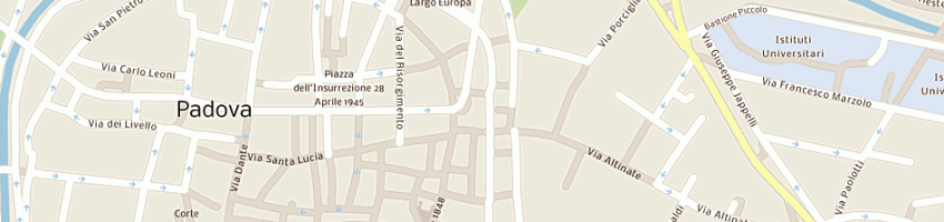 Mappa della impresa studio arianna srl a PADOVA