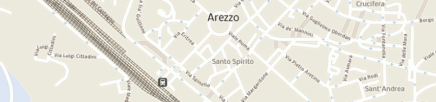 Mappa della impresa passion shoes srl a AREZZO