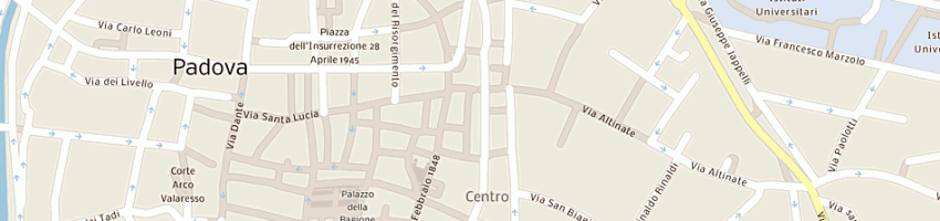 Mappa della impresa pasticceria racca a PADOVA