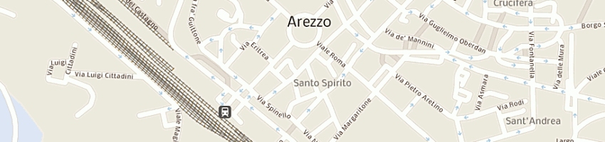Mappa della impresa gastronomia da lidia di figliuzzi vincenzo a AREZZO