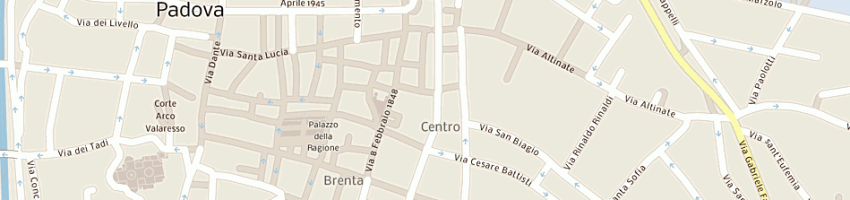 Mappa della impresa brek ristorante a PADOVA