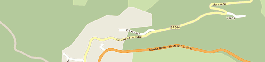Mappa della impresa eredi lezuo zeno snc di lezuo michela e c a LIVINALLONGO DEL COL DI LANA