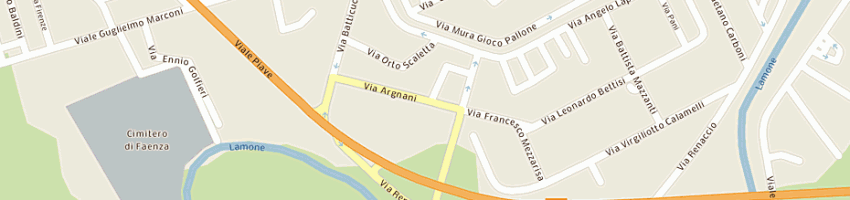 Mappa della impresa frontali arturo a FAENZA