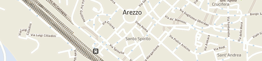 Mappa della impresa bidini donna e c snc a AREZZO