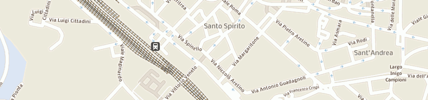 Mappa della impresa ottica eyes srl a AREZZO