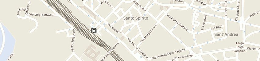 Mappa della impresa trombettoni massimo a AREZZO