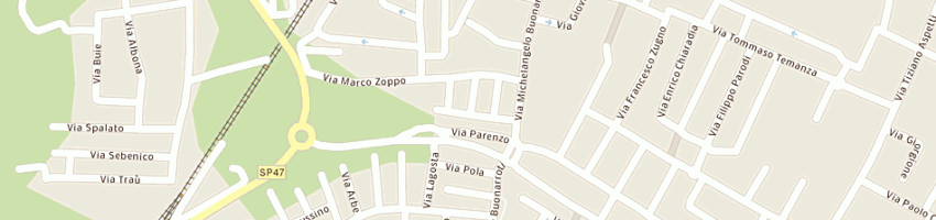 Mappa della impresa pizzato sergio a PADOVA