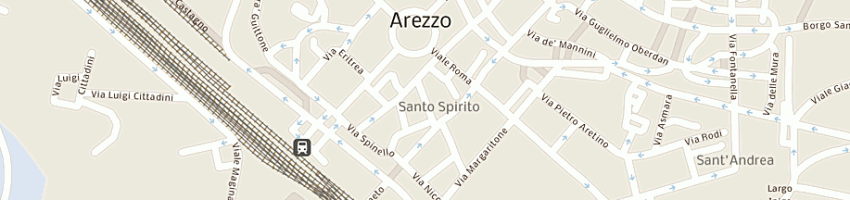 Mappa della impresa la sibilla di billi annalisa a AREZZO