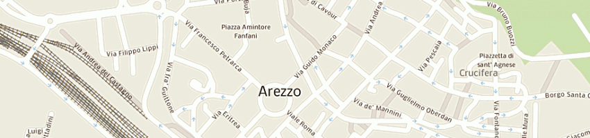 Mappa della impresa moda maglia di lucani adriana a AREZZO