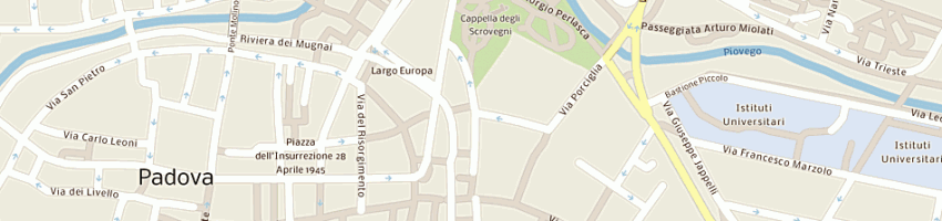 Mappa della impresa aggujaro daniela a PADOVA