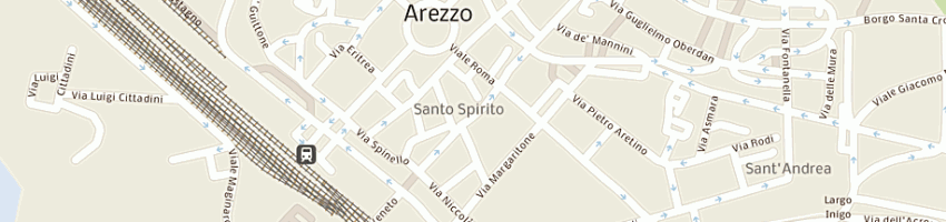 Mappa della impresa milady gia' arte del busto di patriarchi pierina a AREZZO