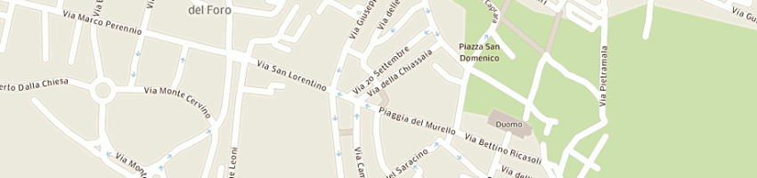 Mappa della impresa asili infantili aliotti a AREZZO