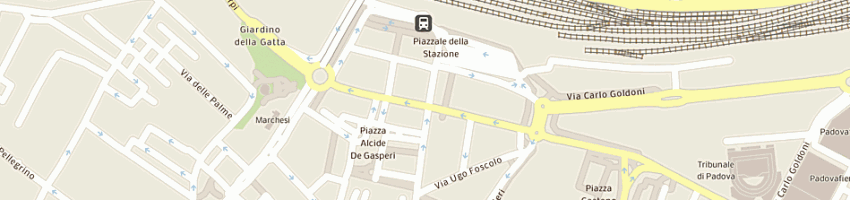 Mappa della impresa farmacia de gaspari dr giancarlo a PADOVA