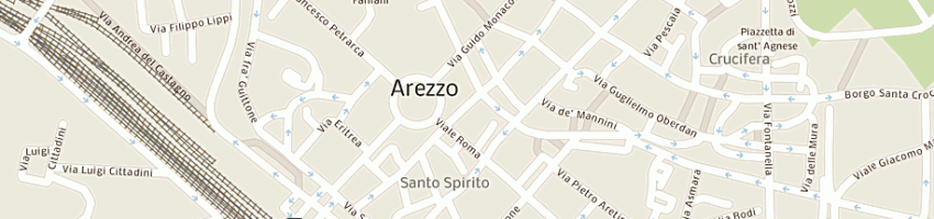 Mappa della impresa banchetti roberto a AREZZO