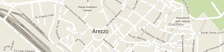 Mappa della impresa soft (snc) a AREZZO