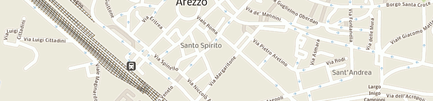 Mappa della impresa prestige boutique a AREZZO