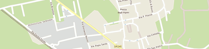 Mappa della impresa zoppei lino a CASTELLO DI GODEGO