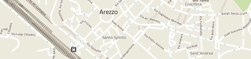 Mappa della impresa caffe' del corso a AREZZO