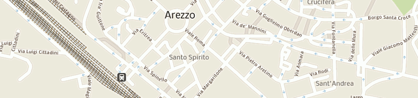 Mappa della impresa salmoiraghi e vigano' spa a AREZZO