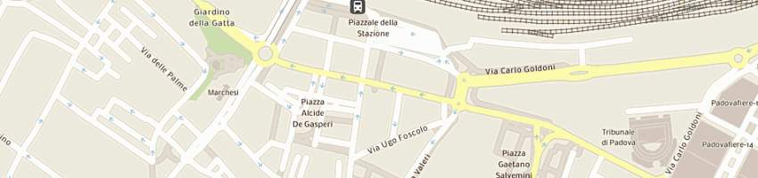 Mappa della impresa publitalia '80 - concessionaria pubblicita' spa a PADOVA