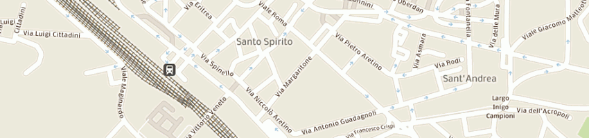 Mappa della impresa rossi stefano a AREZZO