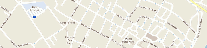 Mappa della impresa casanova copie a FAENZA