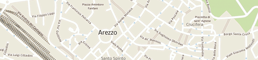 Mappa della impresa il gelato di zurli e c snc a AREZZO
