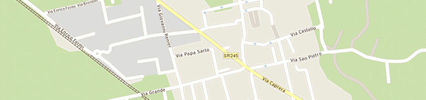 Mappa della impresa rossetto fabio a CASTELLO DI GODEGO