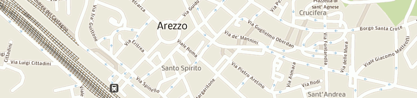 Mappa della impresa infiore srl a AREZZO