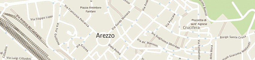 Mappa della impresa libreria cini a AREZZO