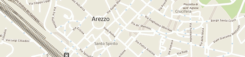 Mappa della impresa idea giovane srl a AREZZO