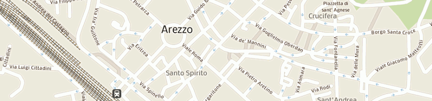 Mappa della impresa l'albero di francioni maria e geppetti emma snc a AREZZO