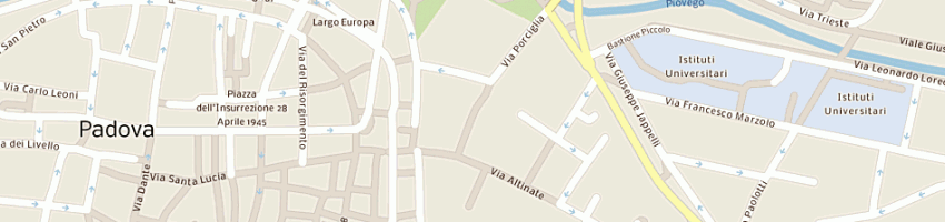 Mappa della impresa calcestruzzi doc srl a PADOVA