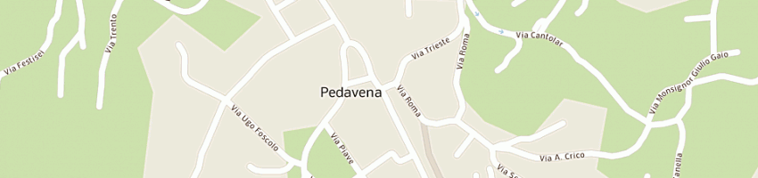 Mappa della impresa studio associato geometri zullian valerio e zullian gianluca a PEDAVENA