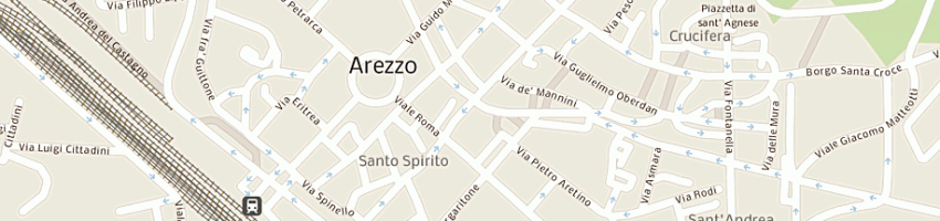 Mappa della impresa idea giovane srl a AREZZO